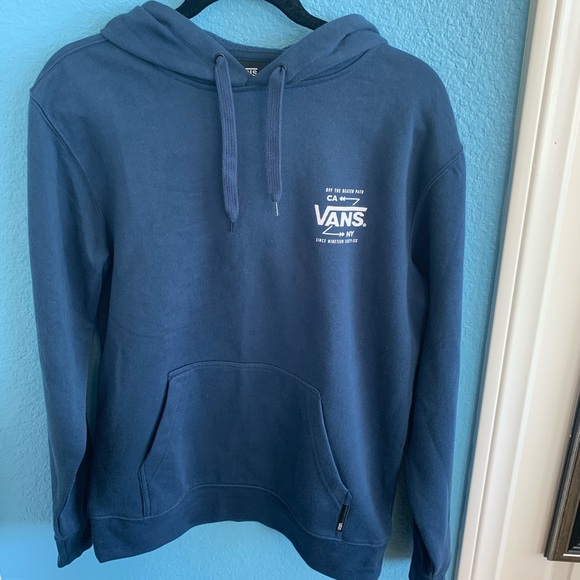 navy blue vans hoodie